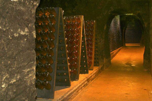 The wine caves at Schramsberg. (Courtesy of Schramsberg Vineyards)