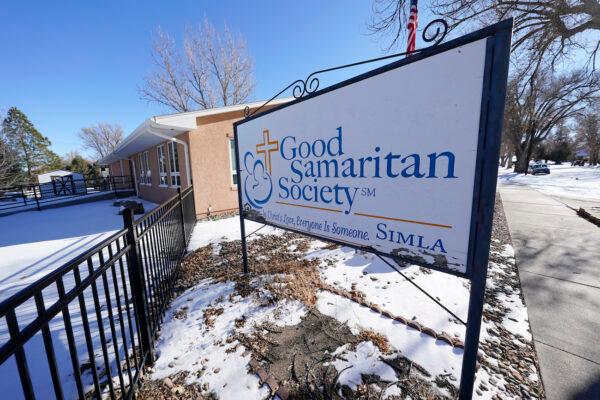 The Good Samaritan Society care center is closed to the public in Simla, Colorado, on Dec. 30, 2020. (AP Photo/David Zalubowski)