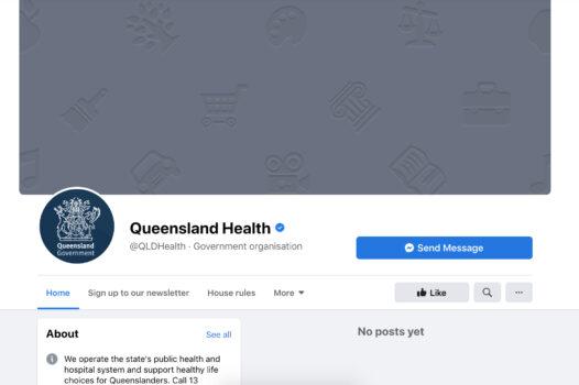 Facebook has restricted Queensland Health's Facebook page in its move to restrict sharing Australian news on its platform. (The Epoch Times)