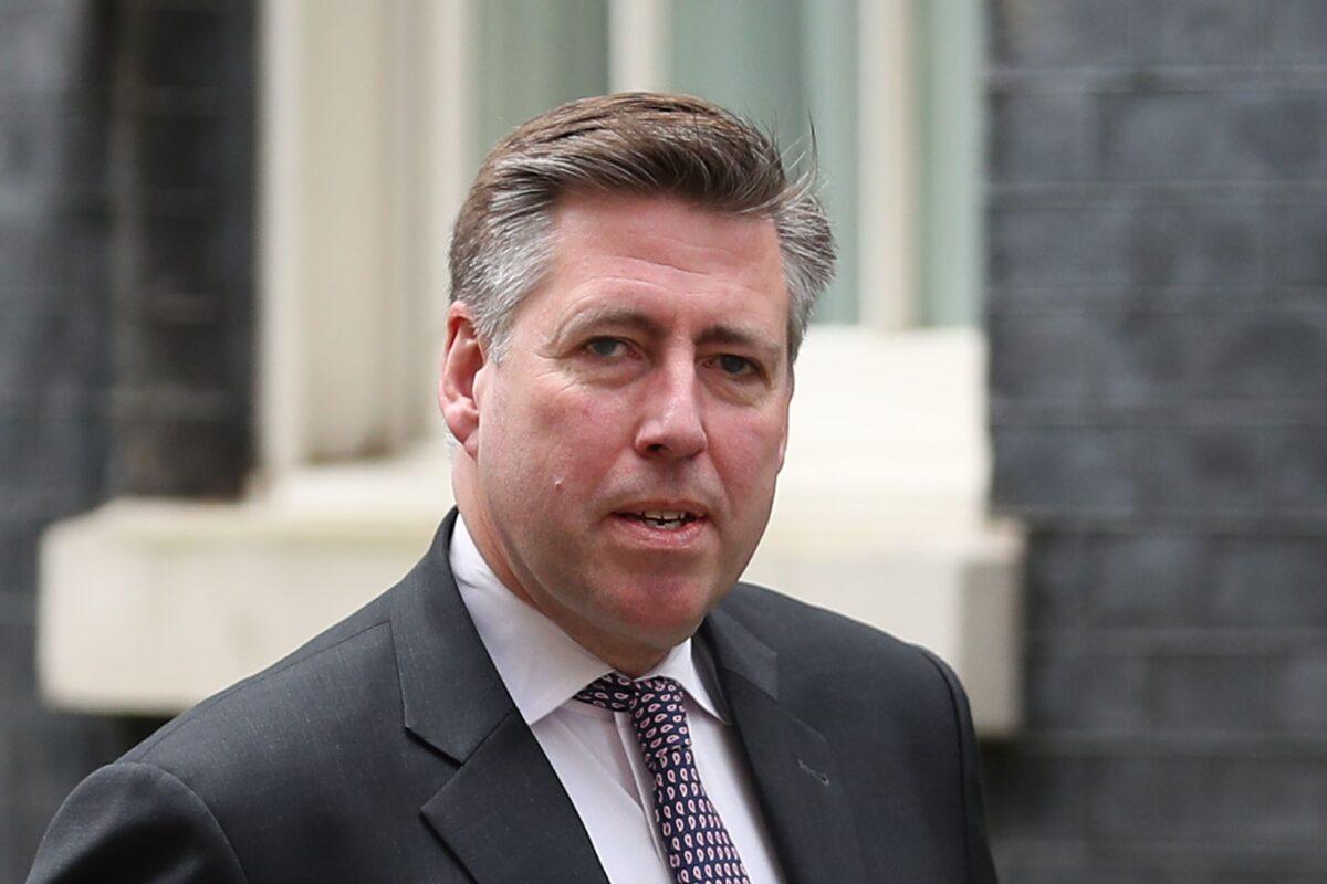 Conservative Party MP Graham Brady, chair of the Conservative 1922 Committee of backbench MPs, leaves Downing Street in central London on March 11, 2019. (Daniel Leal-Olivas/AFP via Getty Images)