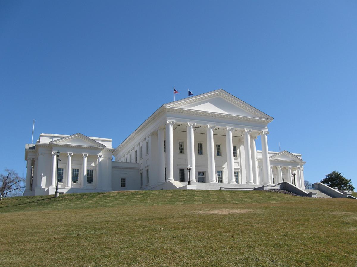 The Virginia Capital as it appears today—a “temple to Liberty or Justice.”
