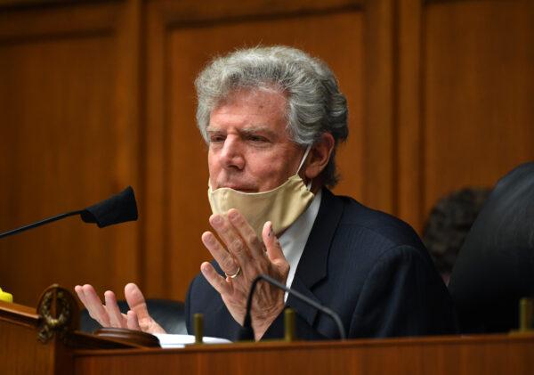 House Committee on Energy and Commerce Chairman Frank Pallone (D-N.J.) speaks at a hearing in Washington, on June 23, 2020. (Kevin Dietsch-Pool/Getty Images)