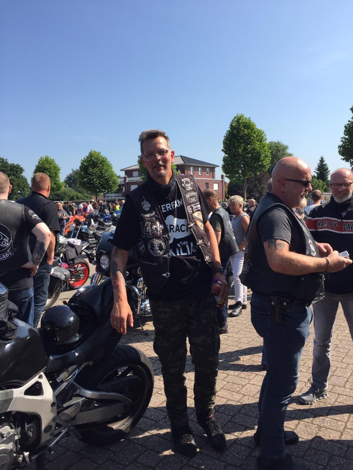 Ralf Pietsch, a biker who helped launch the campaign for Kilian. (Courtesy ofRalf Pietsch)
