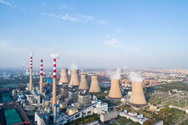 Aerial view of a modern large coal power plant in Dezhou City, Shandong Province, China in this undated photo. (chungking/Adobe Stock)