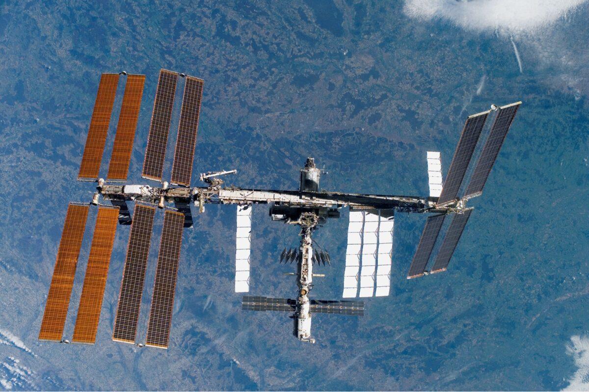 The International Space Station in an undated handout. (Nasa/PA)