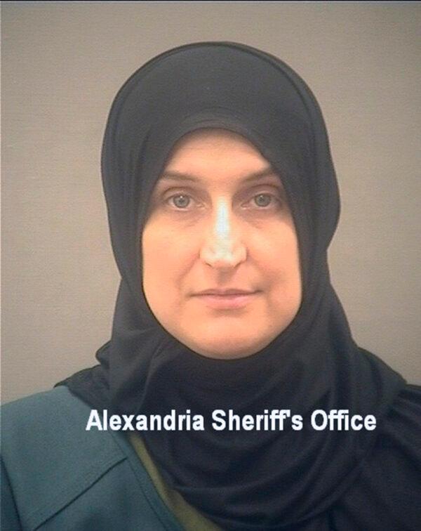 Allison Fluke-Ekren in a booking photograph. (Alexandria Sheriff's Office via AP)