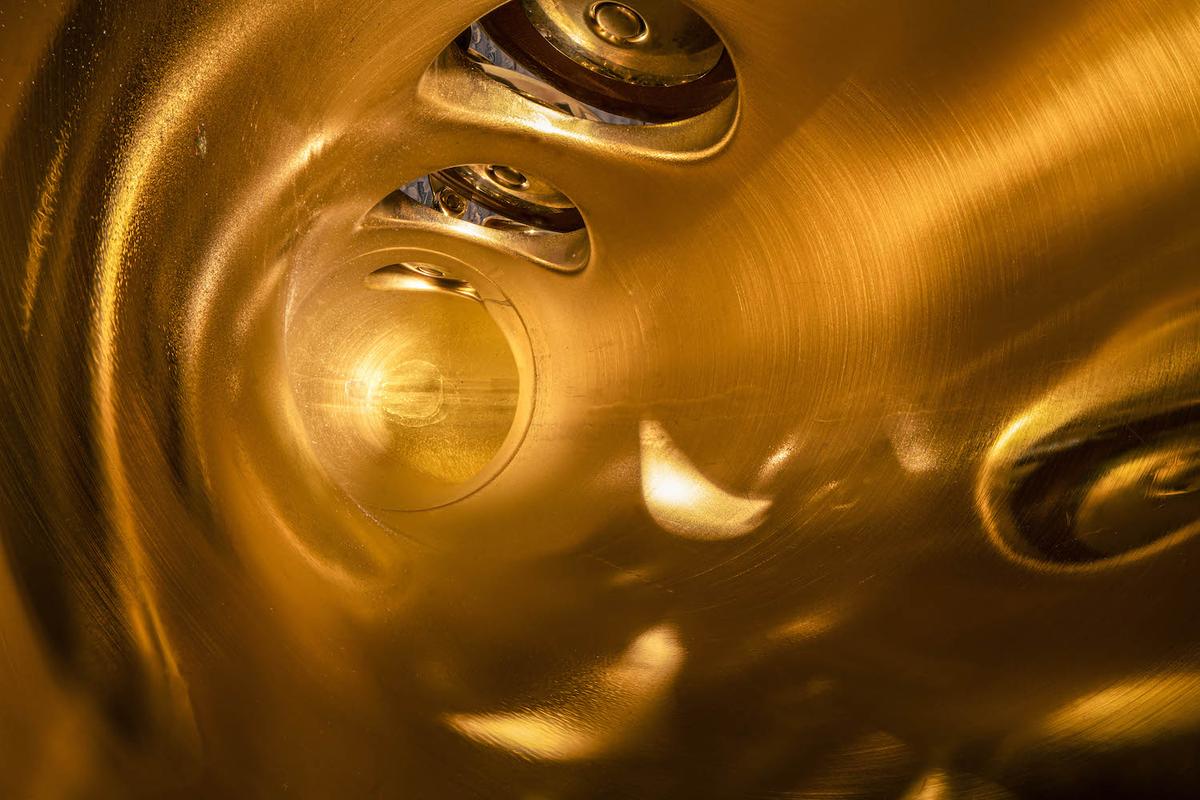 The interior of a 2021 Selmer saxophone. (Courtesy ofCharles Brooks)