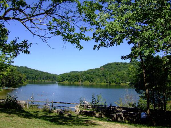Lake Hope State Park in McArthur, Ohio, is one of the popular state parks in Vinton County neighboring Athens County. Despite Athens being the poorest county in the state with a 31 percent poverty rate, the scenic region is a tourist draw for its world-class hiking and biking trails and people are drawn to the region for recreation. (Photo Wikipedia)