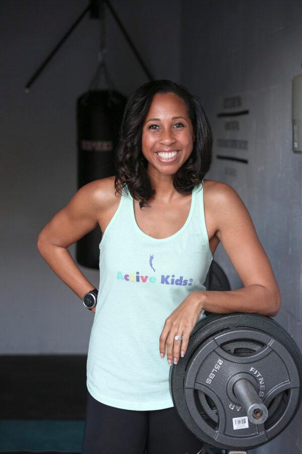 Larissa Maloney, Founder/CEO of Active Kids 2.0 at home in Florida. (Gregg Newton)