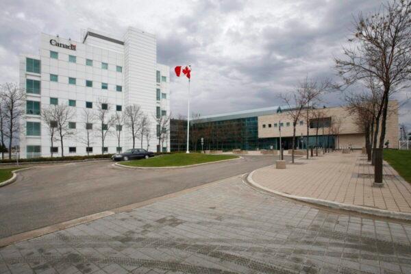 The National Microbiology Laboratory in Winnipeg, Canada, in a file photo. (John Woods/The Canadian Press)