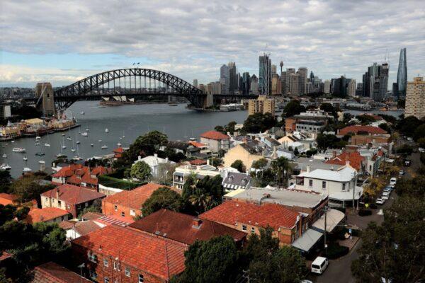 A general view of homes in McMahons Point in Sydney, Australia, on May 5, 2022. (Brendon Thorne/Getty Images)