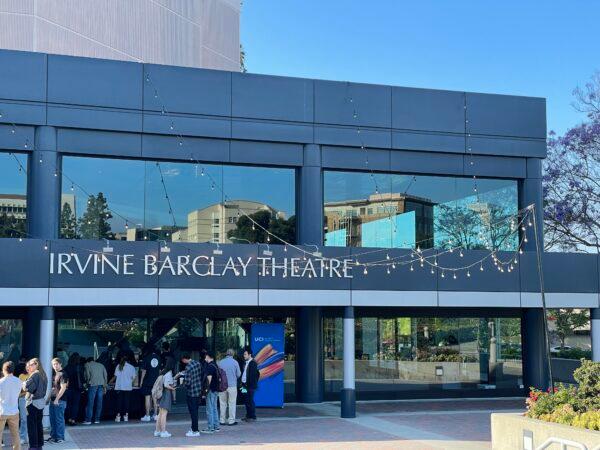 The University of California–Irvine’s Barclay Theatre in Irvine, Calif., on May 24, 2022. (Carol Cassis/The Epoch Times)