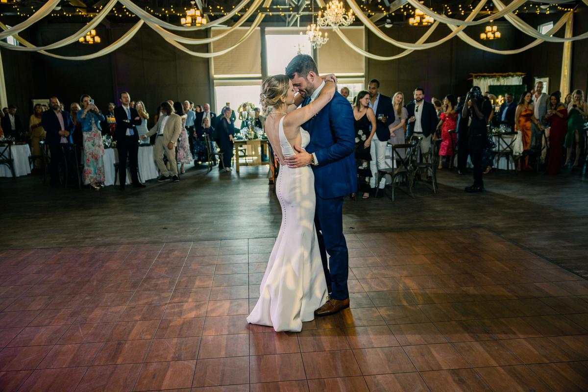 Zak's first dance with his wife, Anja D’adesky. (Courtesy of Kathy Poirier)
