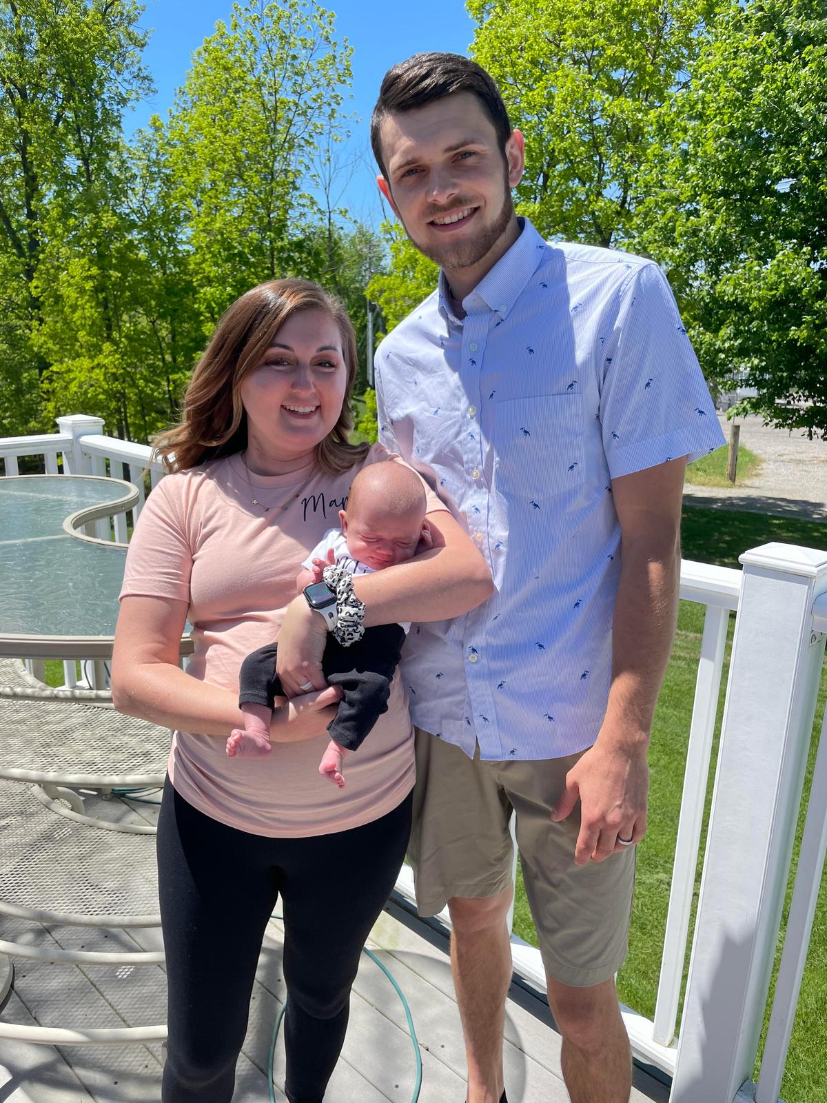 Veronica and Sean with their daughter on Mother's Day. (Courtesy of Veronica Williams)