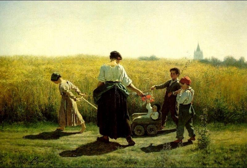 "The Departure for the Fields," 1884, by Jules Breton. (Public domain)