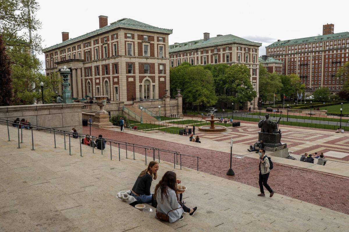 Columbia University in the Manhattan borough of New York City on May 10, 2021. (Samira Bouaou/The Epoch Times)