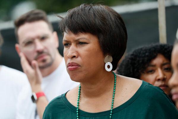 Washington Mayor Muriel Bowser attends March for Our Lives 2022 in Washington on June 11, 2022. (Paul Morigi/Getty Images for March For Our Lives)