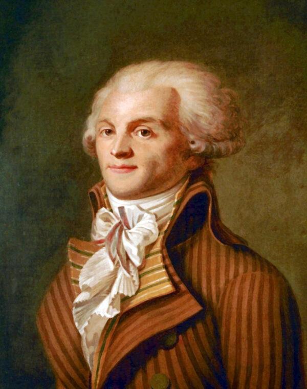 "Portrait of Maximilien Robespierre," circa 1790, by an unidentified painter. (Public domain)