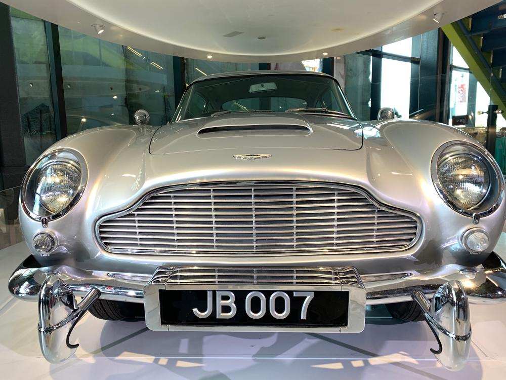 While James Bond and his specially equipped Aston Martin DB4 might not have been real, some of the features of his car were used by actual undercover agents. (Regine Poirier/Shutterstock)