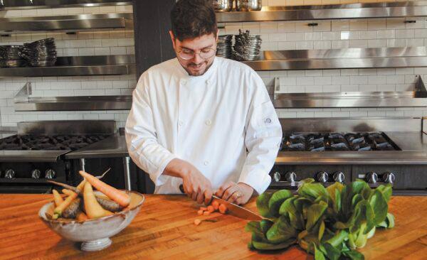 Hastings’s son Zeb, who is also the sous chef at the restaurant. (Karim Shamsi-Basha for American Essence)