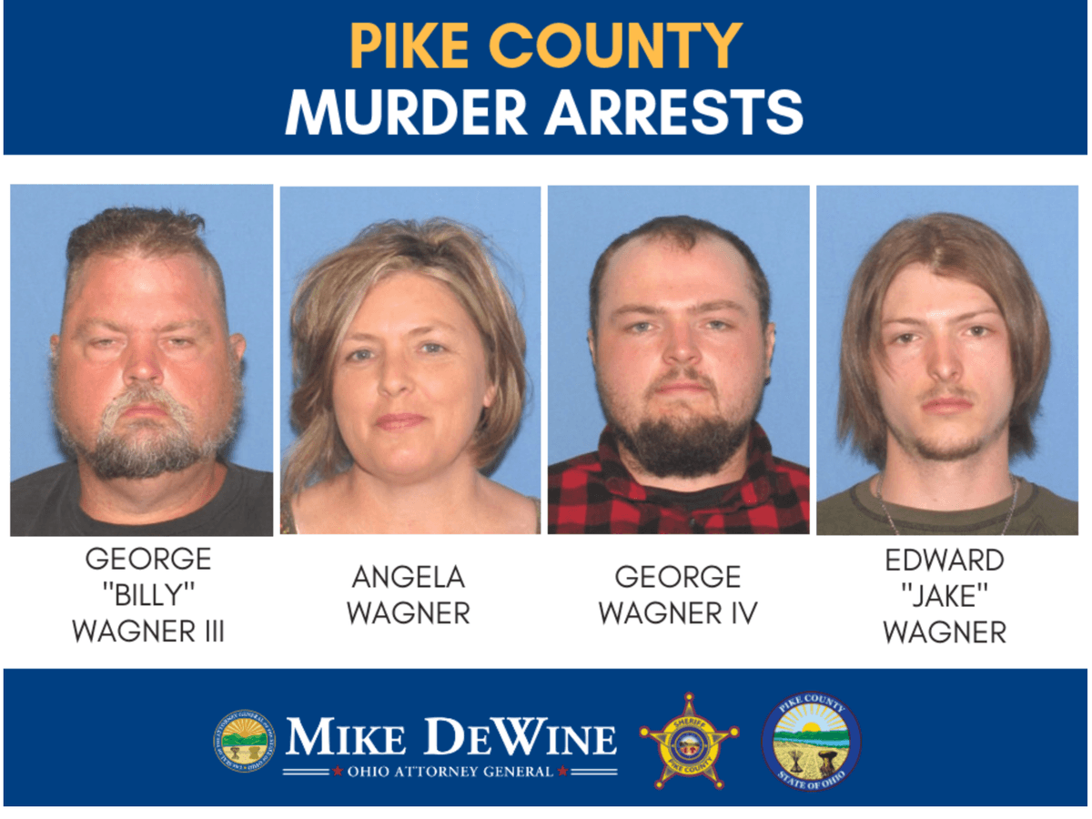 Members of the Wagner family were accused in connection with the slayings of eight members of a rival family, the Rhodens, in Pike County, Ohio. (Photo Courtesy of the Ohio Attorney General's Office)