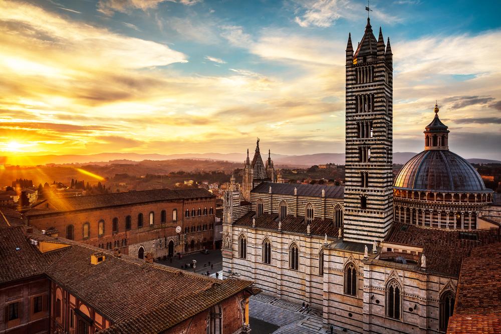 The Siena Cathedral (Duomo di Siena) was completed in1263. (Sabino Parente/Shutterstock)