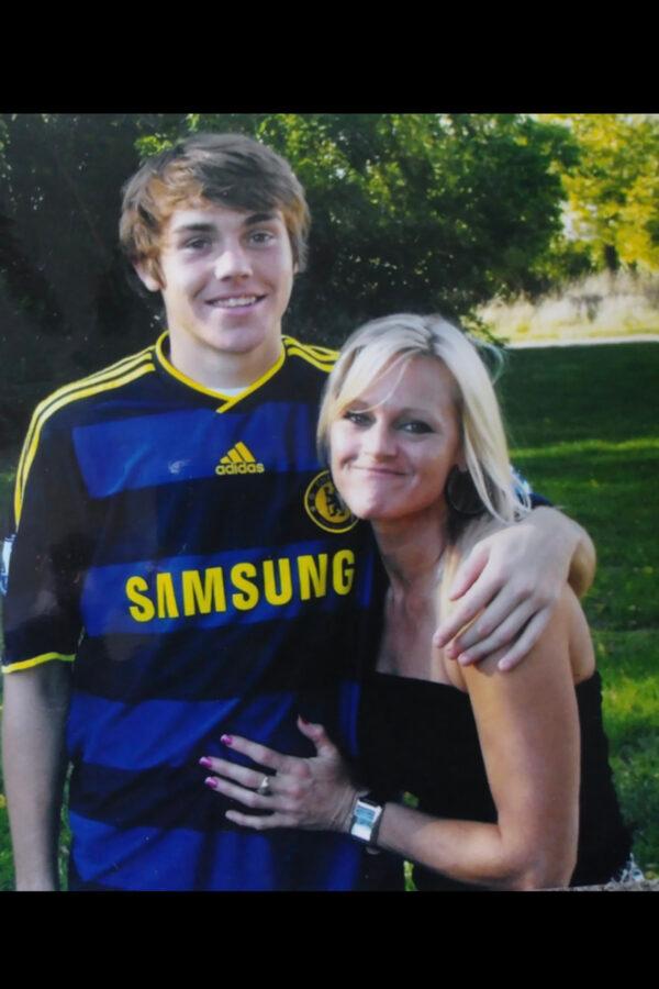 April Babcock with her son Austen (then 20), who died in January 2019 after unknowingly taking some fentanyl-laced cocaine. (Courtesy of April Babcock)