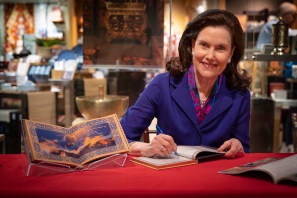 Alexandra at the launch party for her book of poetry “Love & Wisdom,” at the Freer Gallery of Art in Washington, D.C., 2018. (Colleen Dugan)