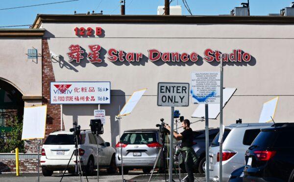 The Star Dance Studio in Monterey Park, Calif., on Jan. 23, 2023. (Frederic J. Brown/AFP via Getty Images)