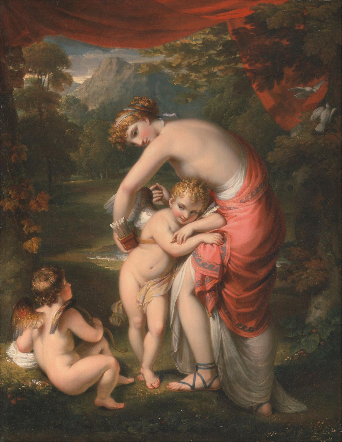 "Venus and Cupid," 1809, by Henry Howard. Oil on canvas. Yale Center for British Art, Yale University. (Public Domain)