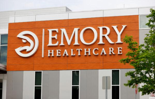 A facility of Emory Healthcare in Atlanta on April 28, 2020. (Kevin C. Cox/Getty Images)