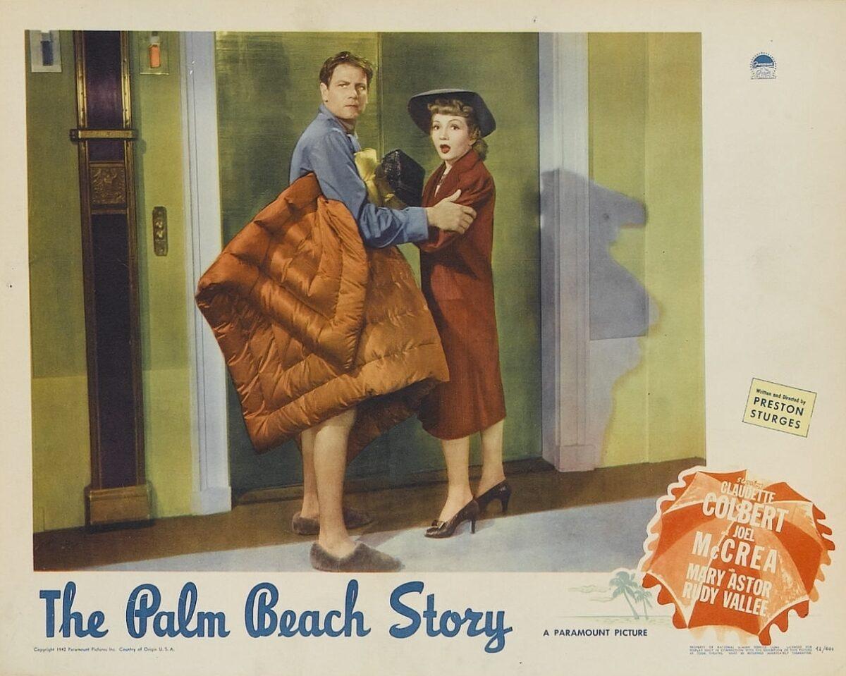 "The Palm Beach Story" lobby card from 1942. (MovieStillsDB)