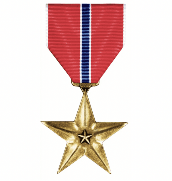 The Bronze Star was created in 1943 as the "ground medal" after the establishment of the "air medal." (U.S. Institute of Heraldry)