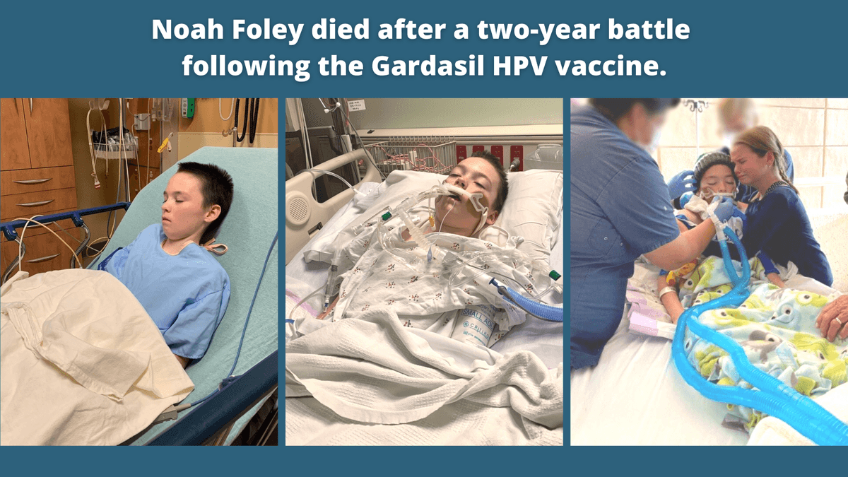 Noah Foley, a 13-year-old boy, died after a two-year battle following the Gardasil HPV vaccine. (Source: Noah Foley's family)