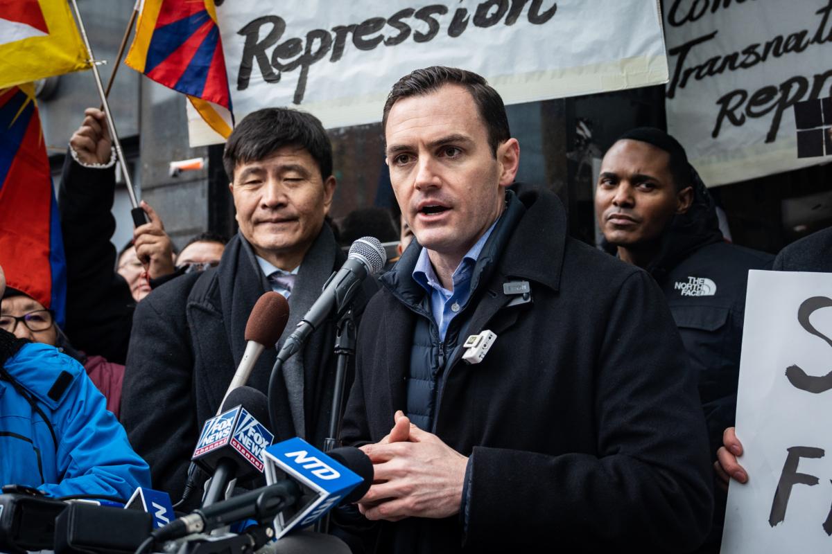 Rep. Mike Gallagher (R-Wis.) chairs the House Select Committee on the Chinese Communist Party. (Samira Bouaou/The Epoch Times)