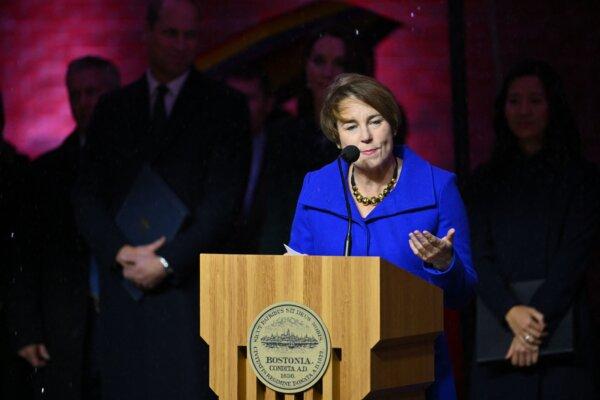 Massachusetts City Has Its Own Immigration Crisis | USNN World News Massachusetts Gov. Maura Healey in Boston on Nov. 30, 2022. (Angela Weiss/AFP via Getty Images)