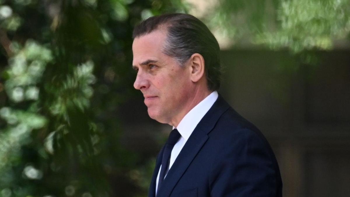 Hunter Biden, son of President Joe Biden, departs the J. Caleb Boggs Federal Building and United States Courthouse in Wilmington, Del., on July 26, 2023. (Mark Makela/Getty Images)