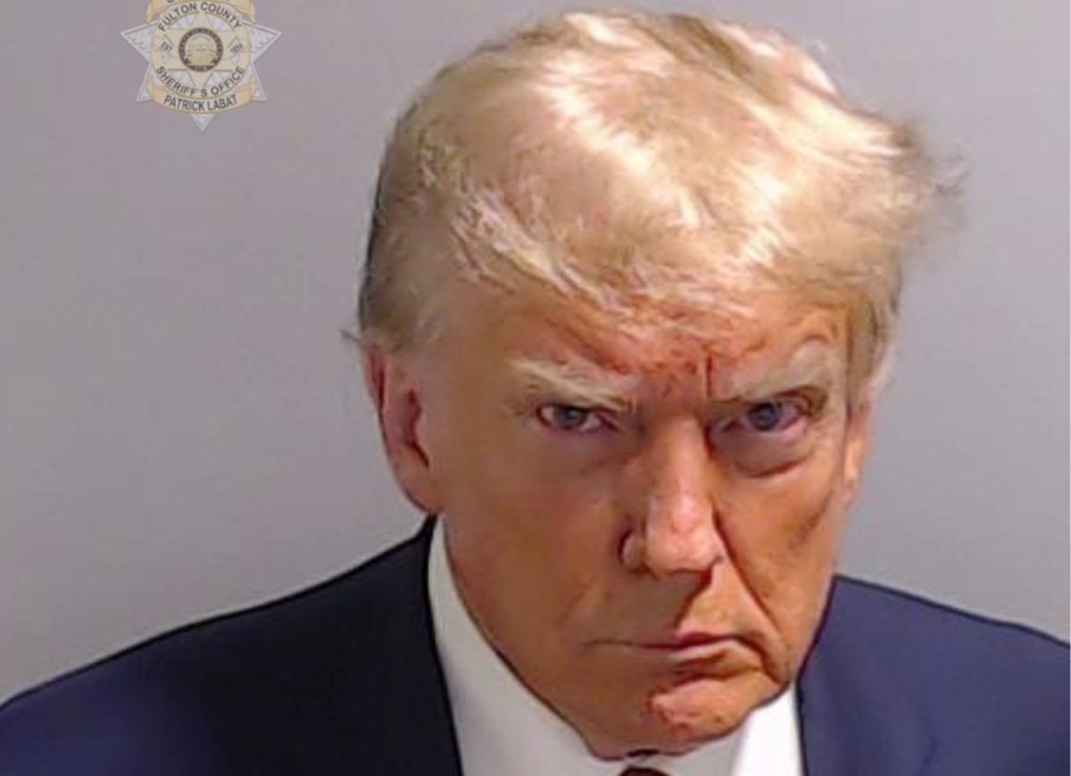 Trump Campaign Releases Video Supercut of Democrats Disputing Republican Election Victories | USNN World News Former President of the United States Donald Trump, also the front runner for the Republican presidential candidate nominee, was booked and released on bond at Fulton County Jail on Aug. 24, 2023. (Fulton County Sheriff's Office)