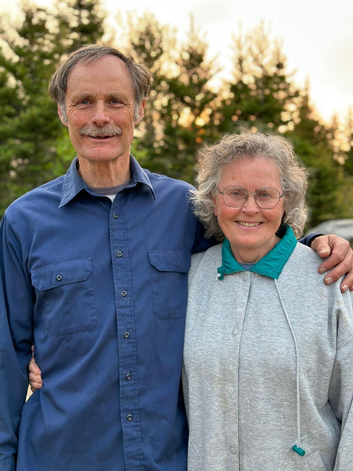 Ron Melchiore with his wife, Johanna. Their book "The Self-Sufficient Backyard for Independent Homesteaders" has sold close to 200,000 copies. (Courtesy of Ron Melchiore)