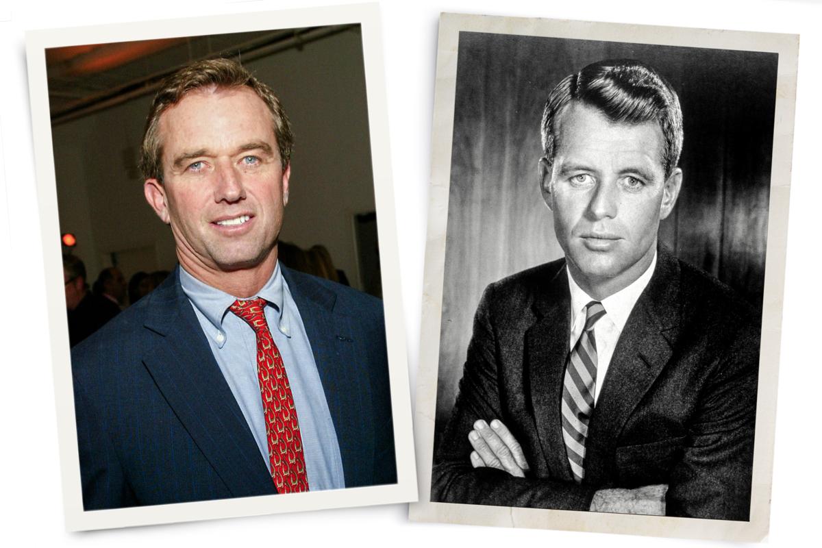 Robert F. Kennedy Jr. (L) wants to continue his father’s (R) legacy of uniting Americans from all economic classes and ethnic backgrounds.