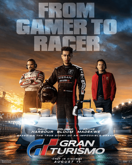 Movie poster for "Gran Turismo." (Sony Pictures Releasing)