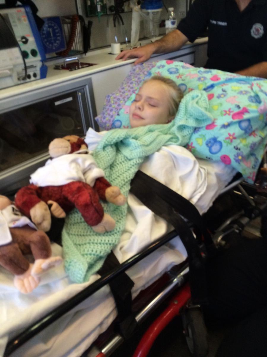 Maya Kowalski received ketamine treatments after being diagnosed with Complex Regional Pain Syndrome. (Courtesy of attorney Nick Whitney)