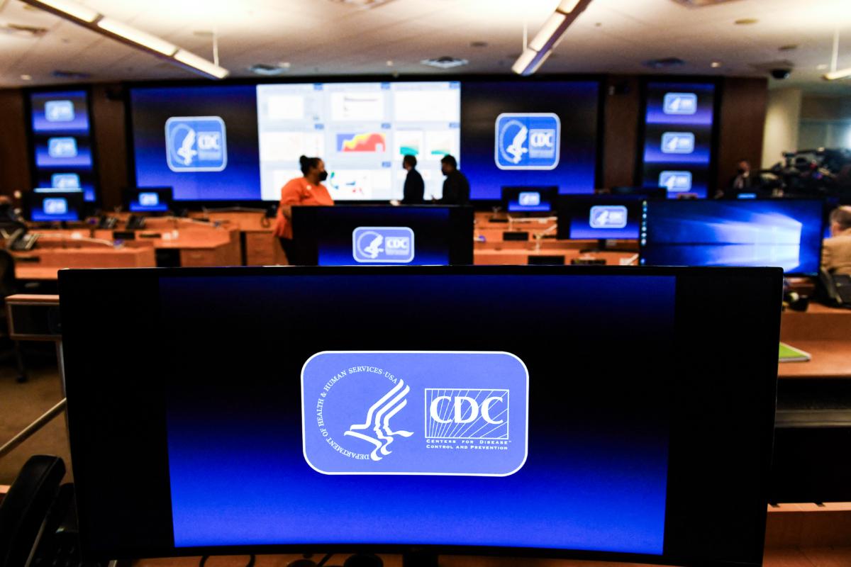 The Emergency Operations Center at the Centers for Disease Control and Prevention in Atlanta on March 19, 2021. (Eric Baradat/AFP via Getty Images)