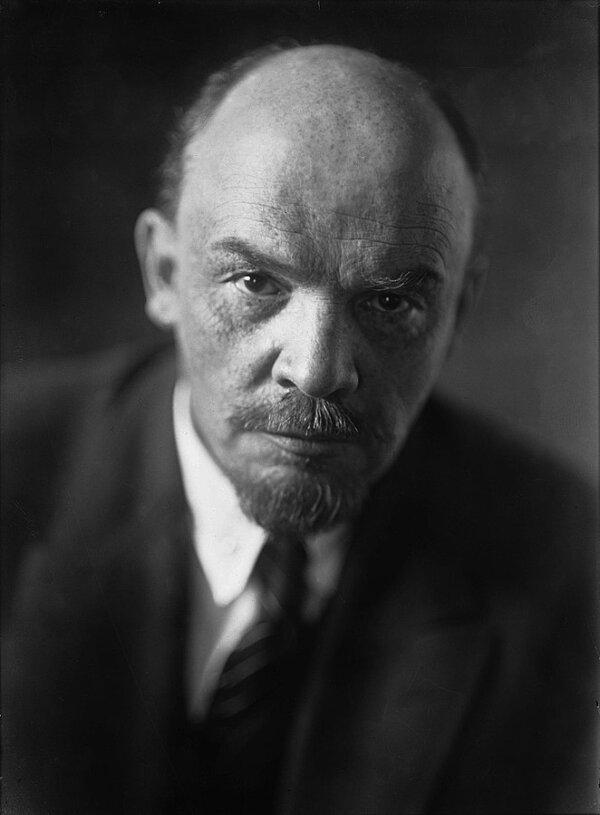 Portrait of Vladimir Lenin, 1920, by Pavel Zhukov. (Public Domain)