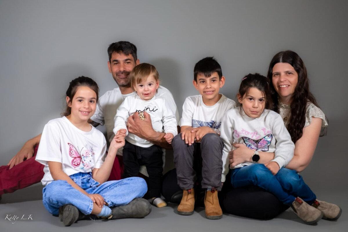 Ori Sabah and his family survived the attack on Kibbutz Be'eri on Oct. 7, 2023. (Courtesy of Uri Sabah.)