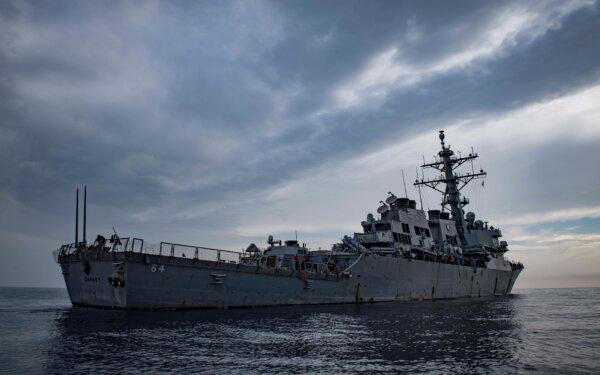 The USS Carney in the Mediterranean Sea on Oct. 23, 2018. (Mass Communication Spc. 1st Class Ryan U. Kledzik/U.S. Naval Forces Europe-Africa via AP)