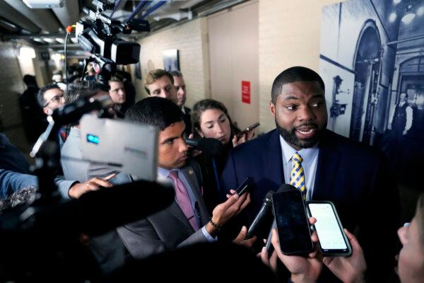 What to Expect as the House Enters 3rd Week Without a Speaker 3 U.S. Rep. Byron Donalds (R-Fla.) leaves a closed-door House Republican meeting at the U.S. Capitol in Washington, on Oct. 20, 2023. (Drew Angerer/Getty Images)
