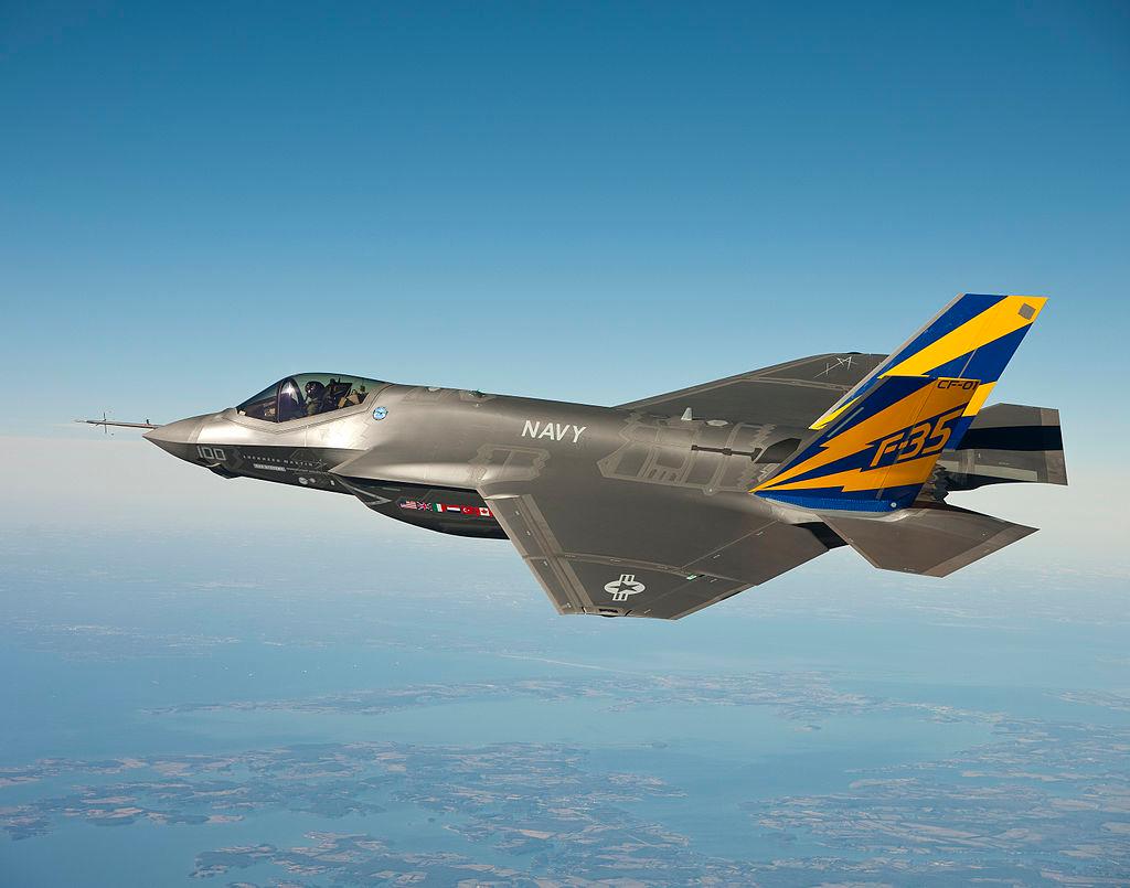 The U.S. Navy variant of the F-35 Joint Strike Fighter. (The U.S. Navy/Wikimedia Commons)