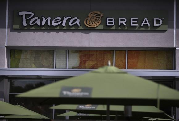 A Panera Bread restaurant on April 5, 2017, in Daly City, Calif. Investment firm JAB Holding Co. announced plans to purchase Panera Bread Co. for $315 per share in a cash deal estimated at $7.5 billion. (Justin Sullivan/Getty Images)