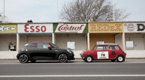 The evolution of the MINI-new and old (MINI/BMW Group)